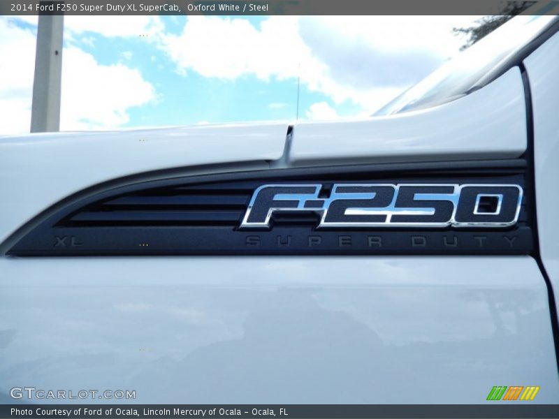 Oxford White / Steel 2014 Ford F250 Super Duty XL SuperCab