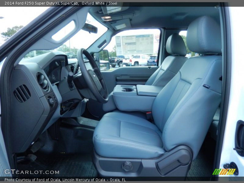 Front Seat of 2014 F250 Super Duty XL SuperCab