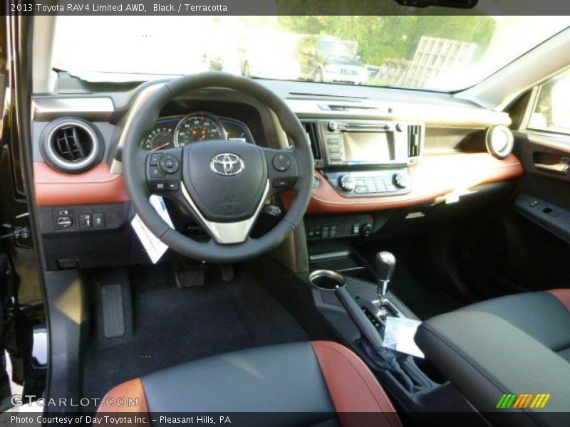 Black / Terracotta 2013 Toyota RAV4 Limited AWD