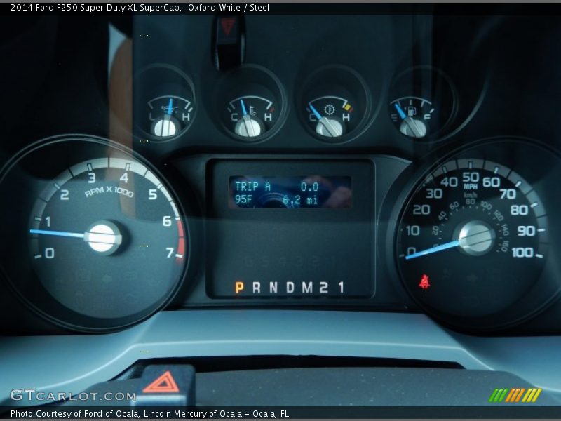  2014 F250 Super Duty XL SuperCab XL SuperCab Gauges