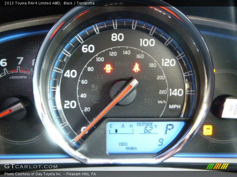 Black / Terracotta 2013 Toyota RAV4 Limited AWD