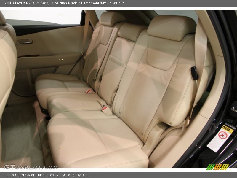 Obsidian Black / Parchment/Brown Walnut 2010 Lexus RX 350 AWD