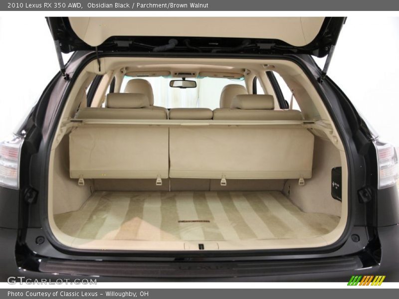Obsidian Black / Parchment/Brown Walnut 2010 Lexus RX 350 AWD