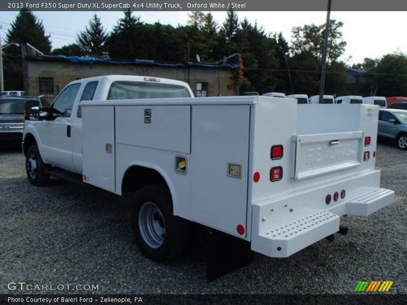 Oxford White / Steel 2013 Ford F350 Super Duty XL SuperCab 4x4 Utility Truck