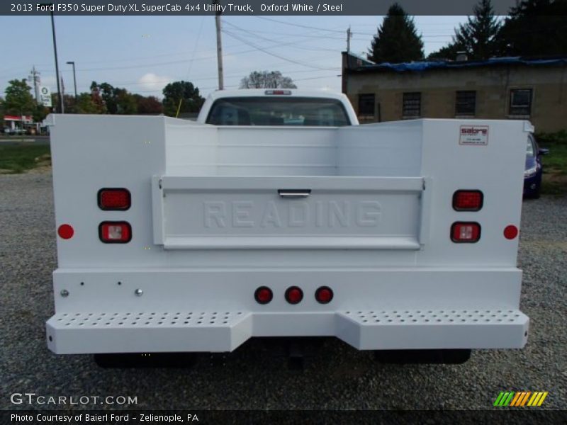 Oxford White / Steel 2013 Ford F350 Super Duty XL SuperCab 4x4 Utility Truck