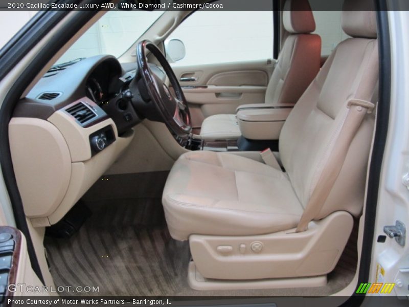 White Diamond / Cashmere/Cocoa 2010 Cadillac Escalade Luxury AWD