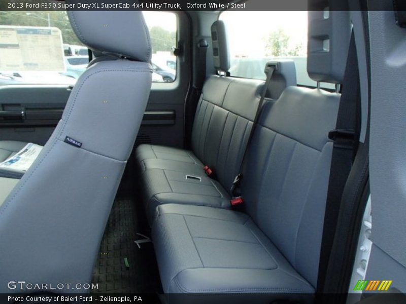 Oxford White / Steel 2013 Ford F350 Super Duty XL SuperCab 4x4 Utility Truck