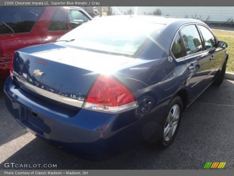 Superior Blue Metallic / Gray 2006 Chevrolet Impala LS