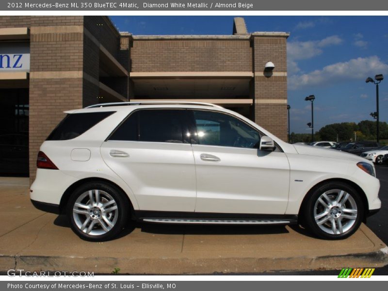 Diamond White Metallic / Almond Beige 2012 Mercedes-Benz ML 350 BlueTEC 4Matic