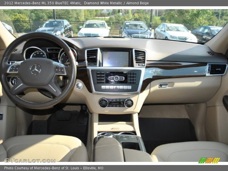 Diamond White Metallic / Almond Beige 2012 Mercedes-Benz ML 350 BlueTEC 4Matic