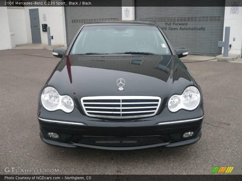 Black / Black 2006 Mercedes-Benz C 230 Sport