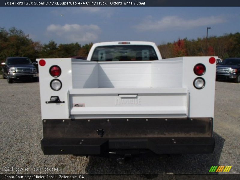 Oxford White / Steel 2014 Ford F350 Super Duty XL SuperCab 4x4 Utility Truck