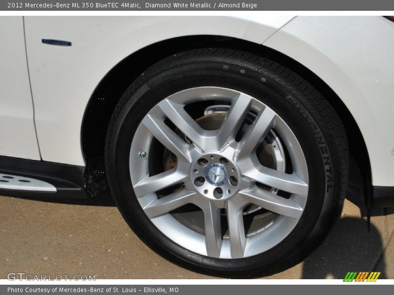 Diamond White Metallic / Almond Beige 2012 Mercedes-Benz ML 350 BlueTEC 4Matic