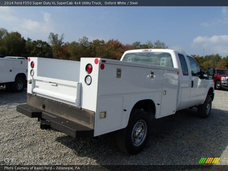 Oxford White / Steel 2014 Ford F350 Super Duty XL SuperCab 4x4 Utility Truck
