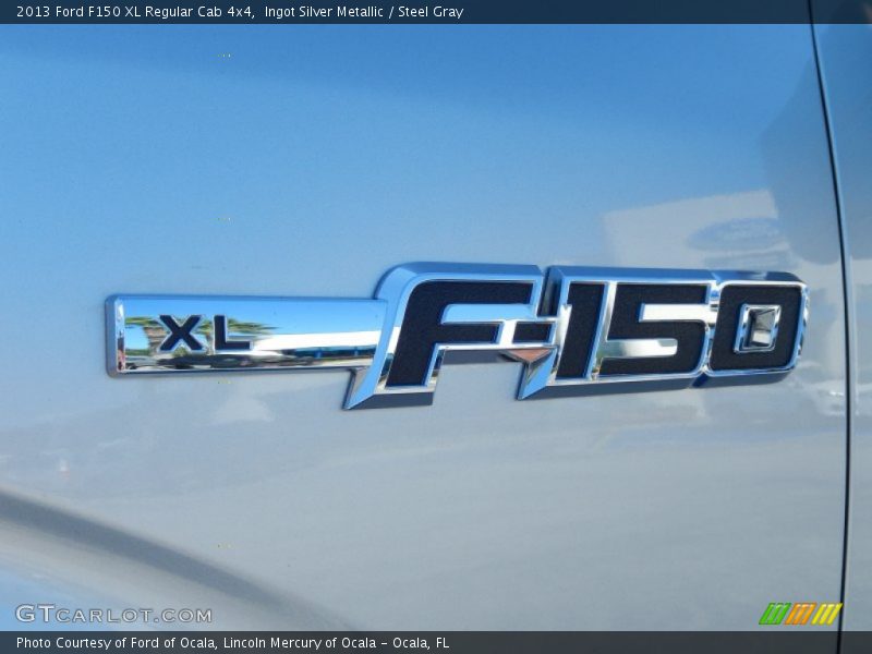 Ingot Silver Metallic / Steel Gray 2013 Ford F150 XL Regular Cab 4x4