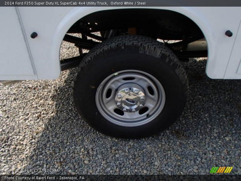 Oxford White / Steel 2014 Ford F350 Super Duty XL SuperCab 4x4 Utility Truck
