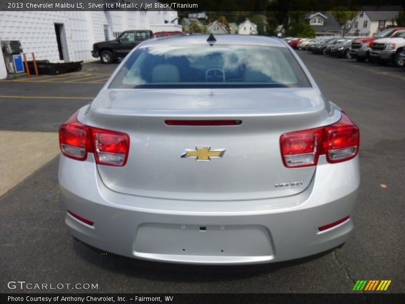 Silver Ice Metallic / Jet Black/Titanium 2013 Chevrolet Malibu LS