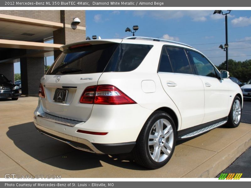 Diamond White Metallic / Almond Beige 2012 Mercedes-Benz ML 350 BlueTEC 4Matic