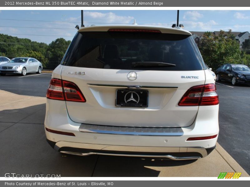 Diamond White Metallic / Almond Beige 2012 Mercedes-Benz ML 350 BlueTEC 4Matic