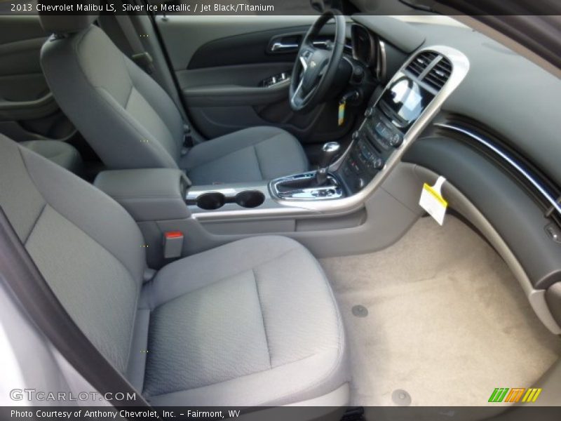 Silver Ice Metallic / Jet Black/Titanium 2013 Chevrolet Malibu LS