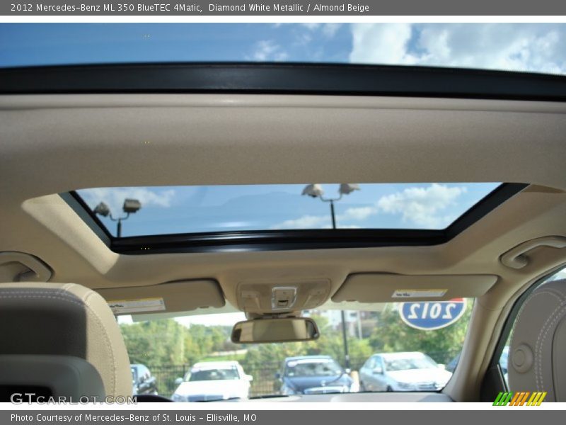 Diamond White Metallic / Almond Beige 2012 Mercedes-Benz ML 350 BlueTEC 4Matic