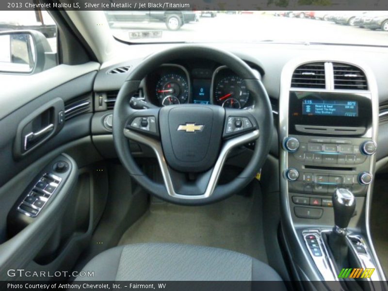 Silver Ice Metallic / Jet Black/Titanium 2013 Chevrolet Malibu LS