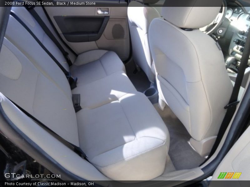 Black / Medium Stone 2008 Ford Focus SE Sedan