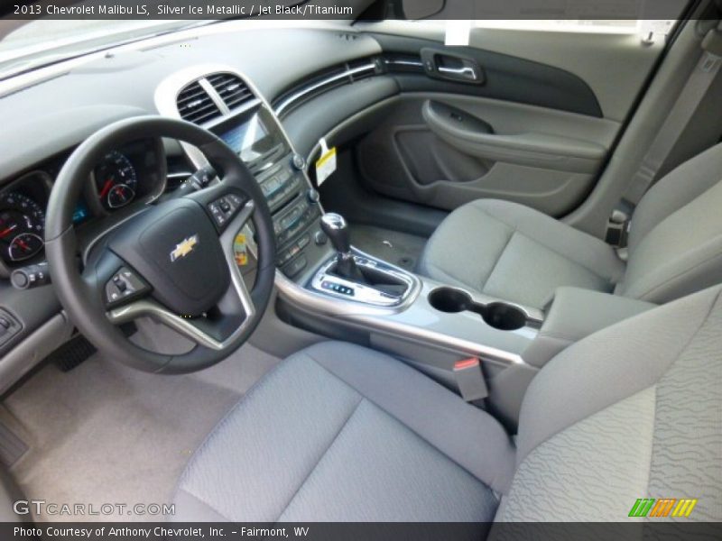 Silver Ice Metallic / Jet Black/Titanium 2013 Chevrolet Malibu LS