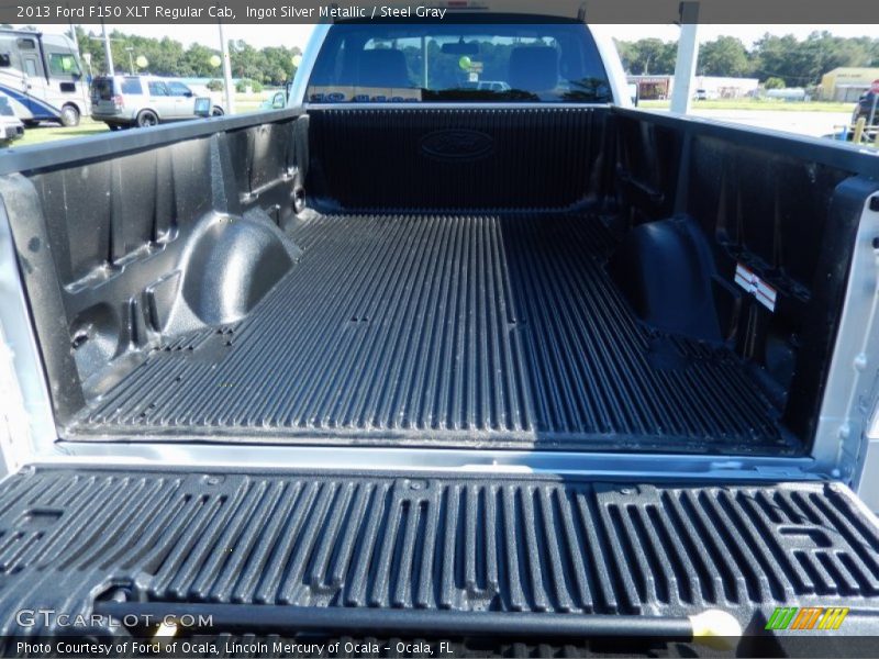 Ingot Silver Metallic / Steel Gray 2013 Ford F150 XLT Regular Cab