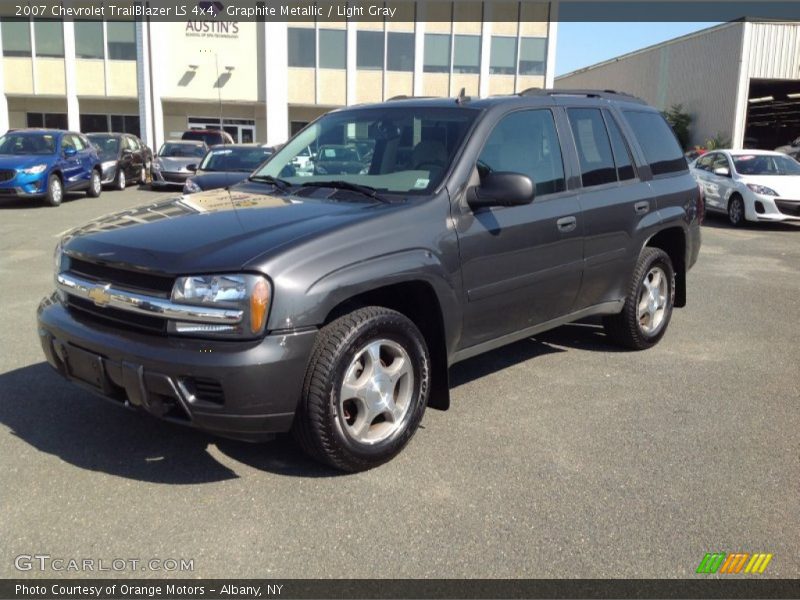 Graphite Metallic / Light Gray 2007 Chevrolet TrailBlazer LS 4x4