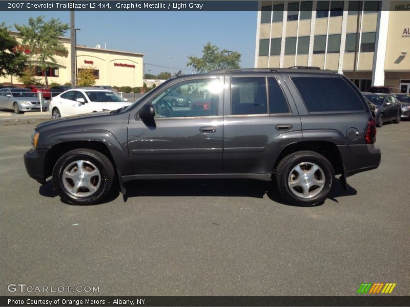 Graphite Metallic / Light Gray 2007 Chevrolet TrailBlazer LS 4x4