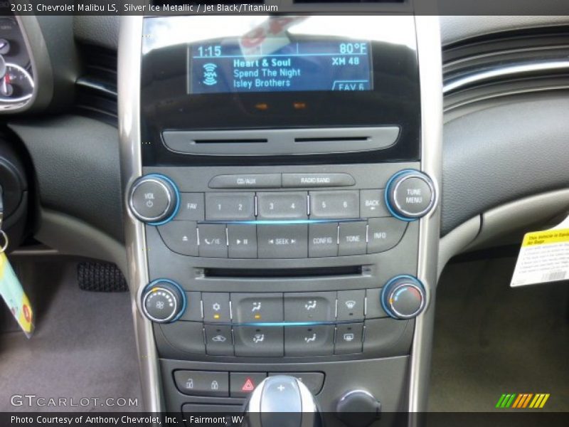 Silver Ice Metallic / Jet Black/Titanium 2013 Chevrolet Malibu LS