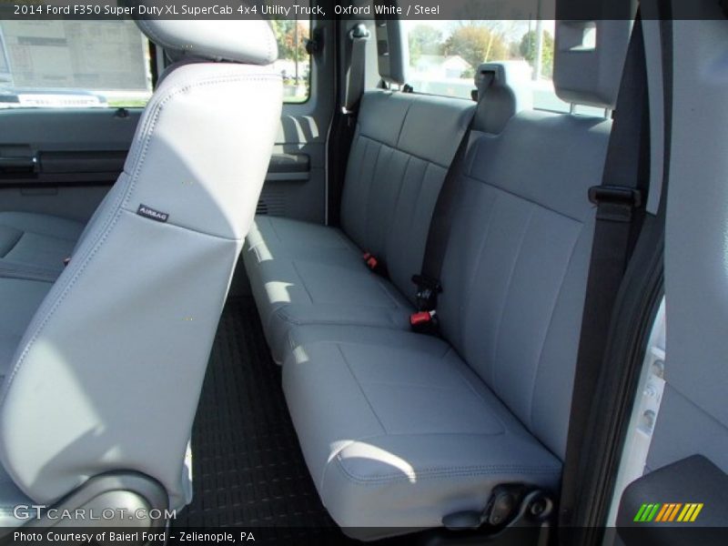 Oxford White / Steel 2014 Ford F350 Super Duty XL SuperCab 4x4 Utility Truck
