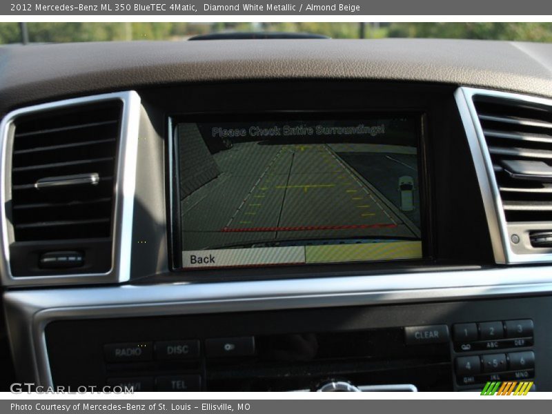 Diamond White Metallic / Almond Beige 2012 Mercedes-Benz ML 350 BlueTEC 4Matic