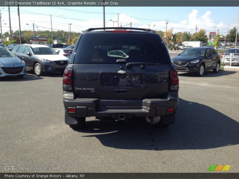 Graphite Metallic / Light Gray 2007 Chevrolet TrailBlazer LS 4x4