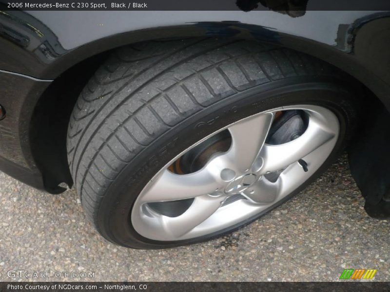Black / Black 2006 Mercedes-Benz C 230 Sport