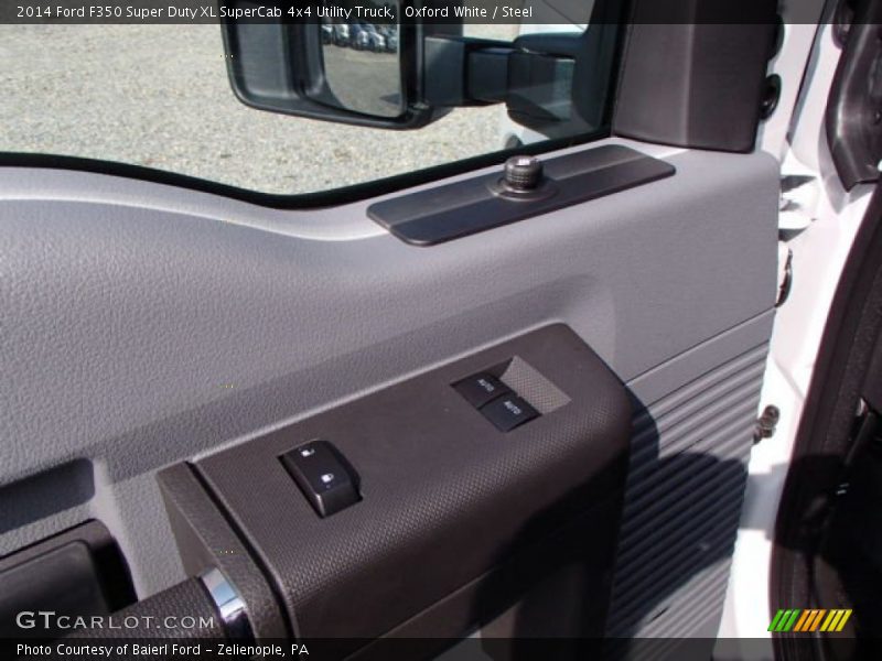 Oxford White / Steel 2014 Ford F350 Super Duty XL SuperCab 4x4 Utility Truck