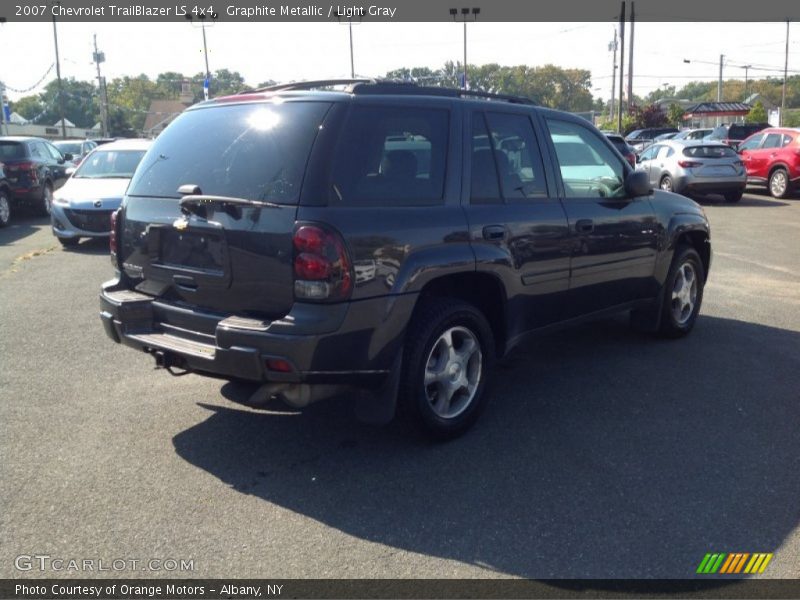 Graphite Metallic / Light Gray 2007 Chevrolet TrailBlazer LS 4x4