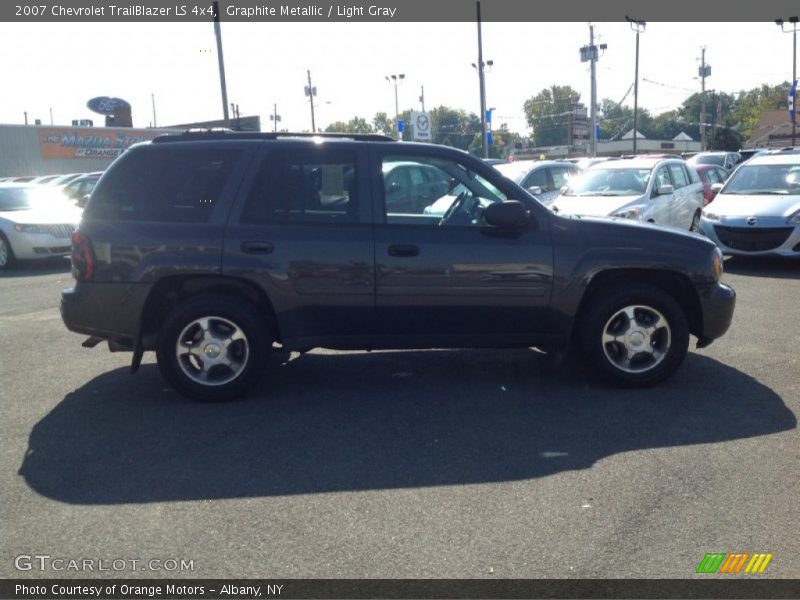 Graphite Metallic / Light Gray 2007 Chevrolet TrailBlazer LS 4x4