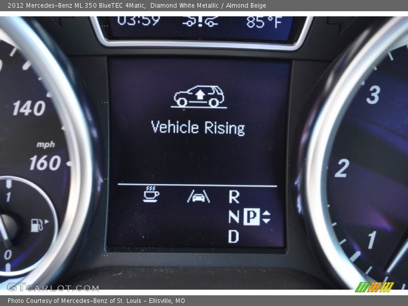 Diamond White Metallic / Almond Beige 2012 Mercedes-Benz ML 350 BlueTEC 4Matic