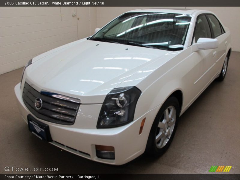 White Diamond / Light Neutral 2005 Cadillac CTS Sedan