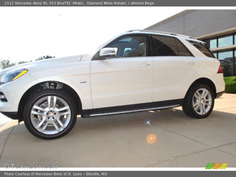 Diamond White Metallic / Almond Beige 2012 Mercedes-Benz ML 350 BlueTEC 4Matic