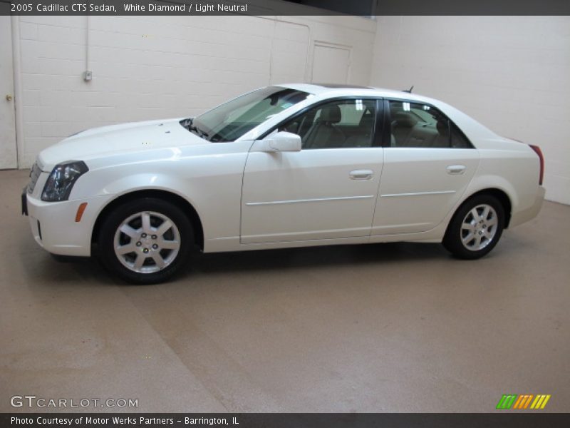 White Diamond / Light Neutral 2005 Cadillac CTS Sedan