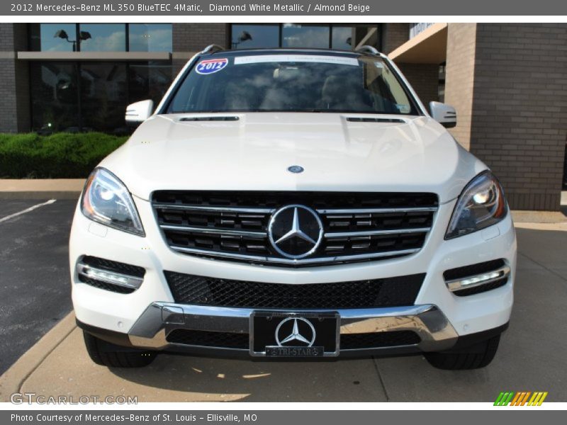 Diamond White Metallic / Almond Beige 2012 Mercedes-Benz ML 350 BlueTEC 4Matic