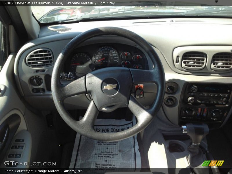 Graphite Metallic / Light Gray 2007 Chevrolet TrailBlazer LS 4x4