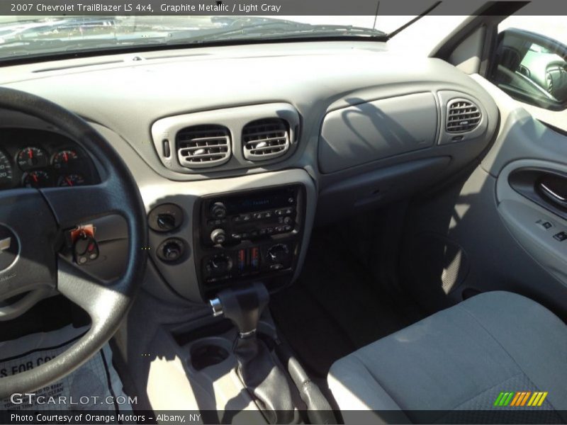 Graphite Metallic / Light Gray 2007 Chevrolet TrailBlazer LS 4x4