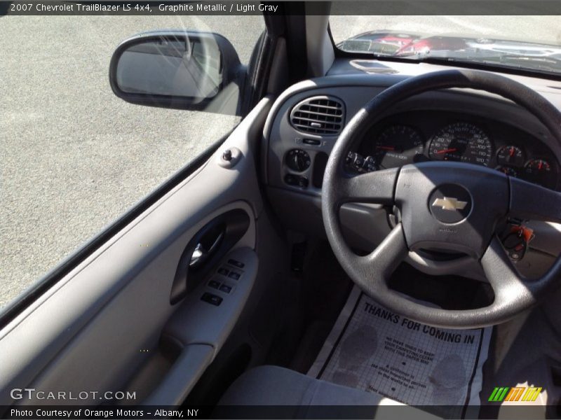 Graphite Metallic / Light Gray 2007 Chevrolet TrailBlazer LS 4x4