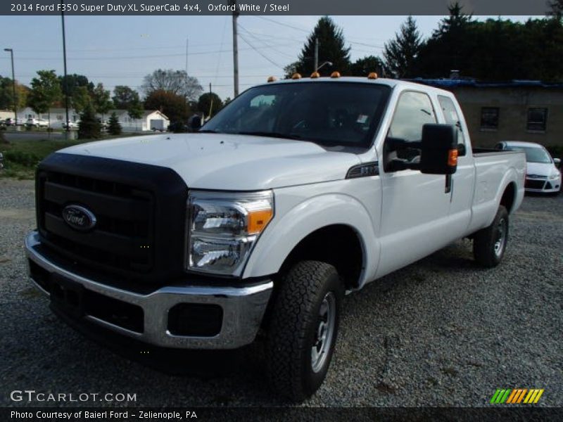 Oxford White / Steel 2014 Ford F350 Super Duty XL SuperCab 4x4