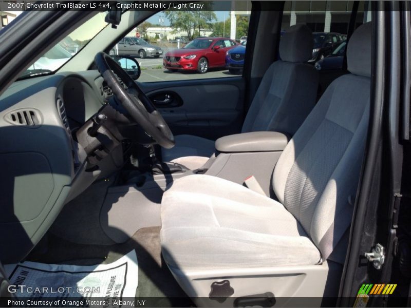 Graphite Metallic / Light Gray 2007 Chevrolet TrailBlazer LS 4x4
