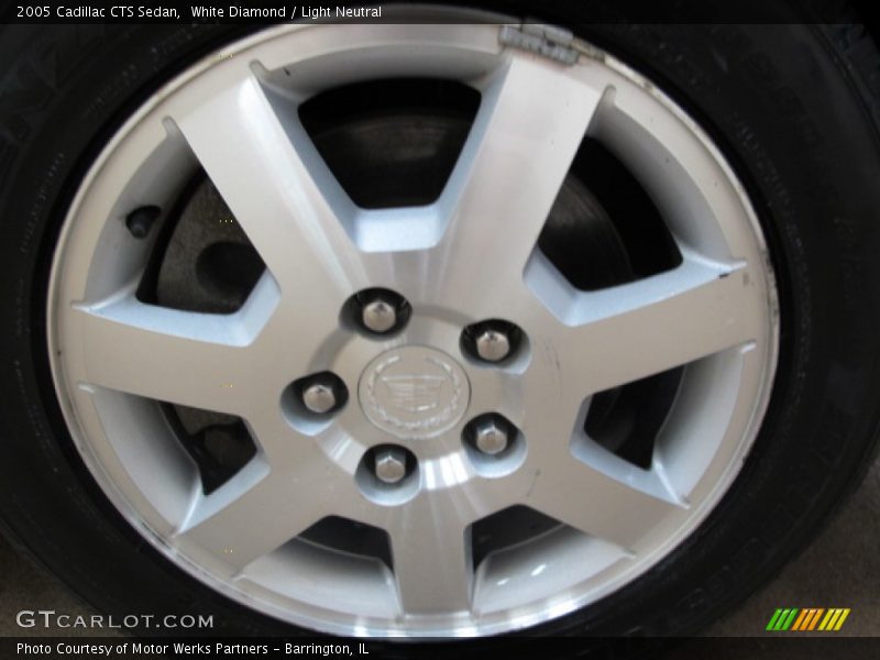 White Diamond / Light Neutral 2005 Cadillac CTS Sedan